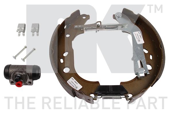 NK 442372502 Brake shoes with cylinders, set 442372502: Buy near me in Poland at 2407.PL - Good price!