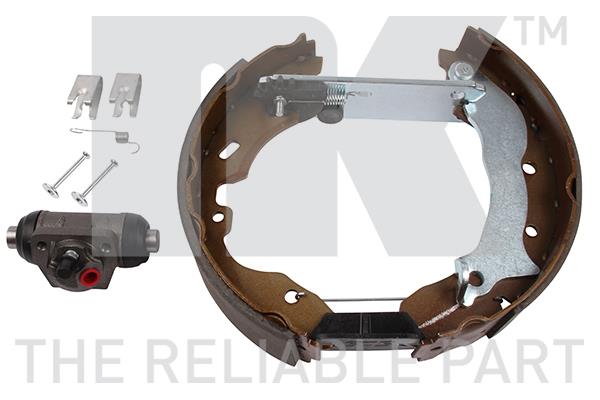 NK 442555901 Brake shoes with cylinders, set 442555901: Buy near me in Poland at 2407.PL - Good price!