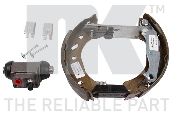 NK 442558602 Brake shoes with cylinders, set 442558602: Buy near me in Poland at 2407.PL - Good price!