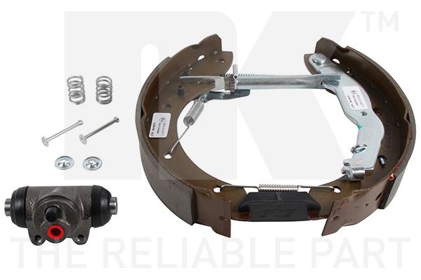 NK 443957501 Brake shoes with cylinders, set 443957501: Buy near me in Poland at 2407.PL - Good price!