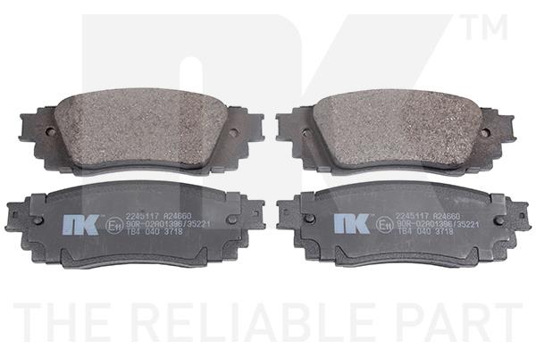 NK 2245117 Brake Pad Set, disc brake 2245117: Buy near me in Poland at 2407.PL - Good price!