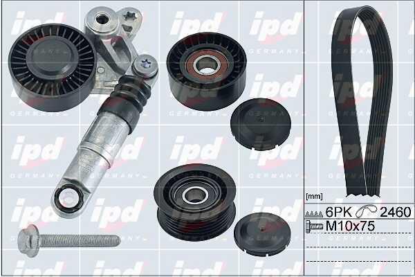 IPD 20-1874 Drive belt kit 201874: Buy near me in Poland at 2407.PL - Good price!