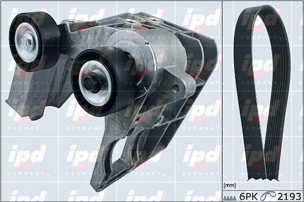 IPD 20-1866 Drive belt kit 201866: Buy near me in Poland at 2407.PL - Good price!