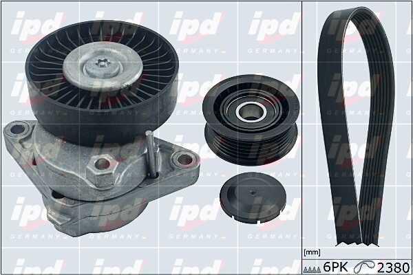 IPD 20-1852 Drive belt kit 201852: Buy near me in Poland at 2407.PL - Good price!