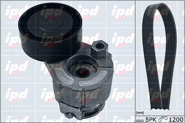 IPD 20-1846 Drive belt kit 201846: Buy near me in Poland at 2407.PL - Good price!