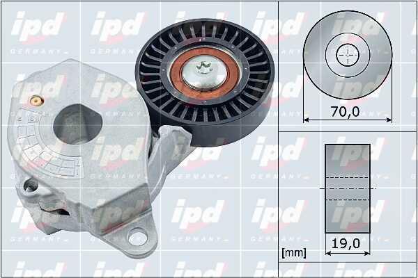IPD 15-4114 Belt tightener 154114: Buy near me in Poland at 2407.PL - Good price!