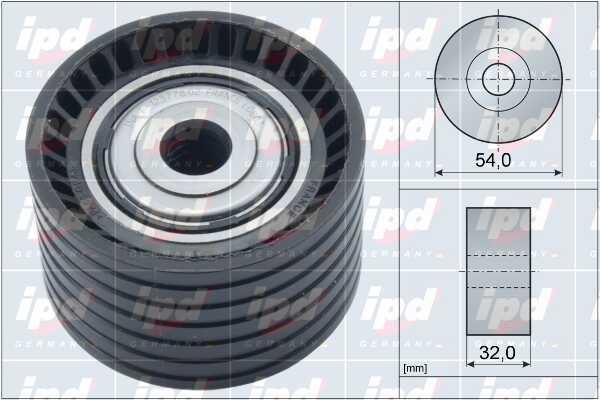 IPD 15-4111 Tensioner pulley, timing belt 154111: Buy near me in Poland at 2407.PL - Good price!