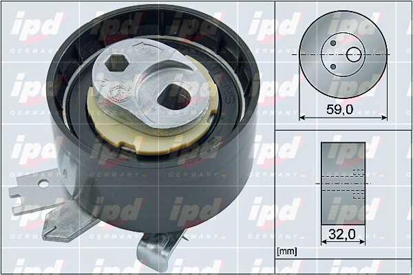 IPD 15-4105 Tensioner pulley, timing belt 154105: Buy near me in Poland at 2407.PL - Good price!