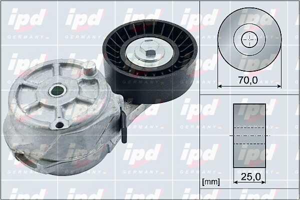 IPD 15-4093 Belt tightener 154093: Buy near me in Poland at 2407.PL - Good price!
