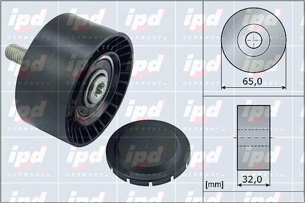 IPD 15-4084 V-ribbed belt tensioner (drive) roller 154084: Buy near me in Poland at 2407.PL - Good price!