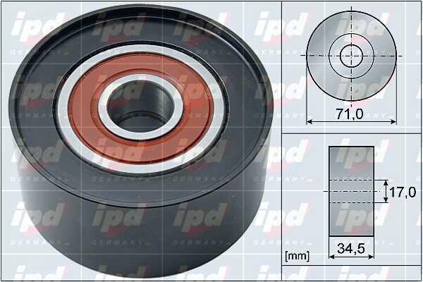 IPD 15-4083 V-ribbed belt tensioner (drive) roller 154083: Buy near me in Poland at 2407.PL - Good price!