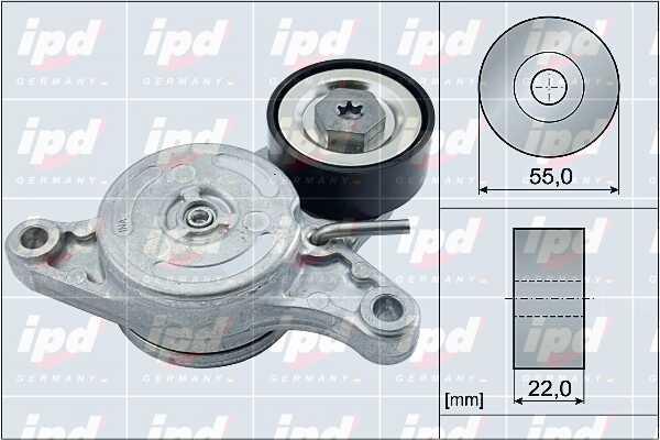 IPD 15-4036 Belt tightener 154036: Buy near me at 2407.PL in Poland at an Affordable price!