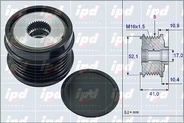 IPD 15-4035 Freewheel clutch, alternator 154035: Buy near me in Poland at 2407.PL - Good price!