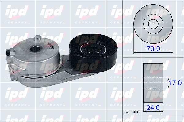 IPD 15-4015 Belt tightener 154015: Buy near me in Poland at 2407.PL - Good price!