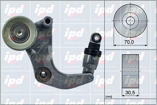 IPD 15-4012 Belt tightener 154012: Buy near me in Poland at 2407.PL - Good price!