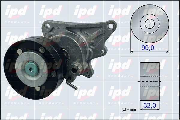 IPD 15-4011 Belt tightener 154011: Buy near me in Poland at 2407.PL - Good price!