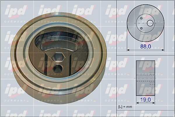 IPD 15-3989 V-ribbed belt tensioner (drive) roller 153989: Buy near me in Poland at 2407.PL - Good price!