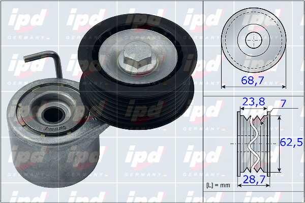IPD 15-3960 Belt tightener 153960: Buy near me in Poland at 2407.PL - Good price!