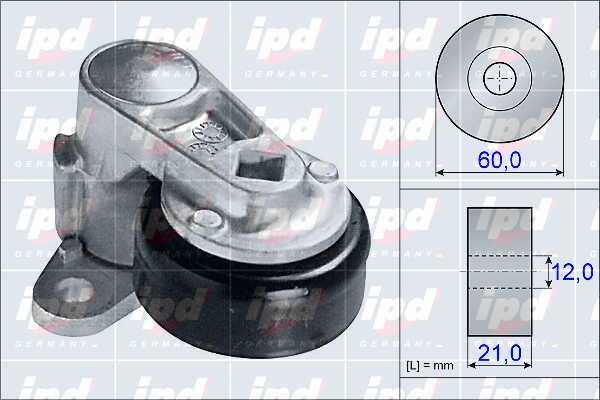 IPD 15-3949 Belt tightener 153949: Buy near me in Poland at 2407.PL - Good price!