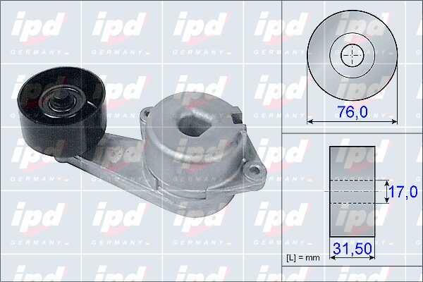 IPD 15-3944 Belt tightener 153944: Buy near me in Poland at 2407.PL - Good price!