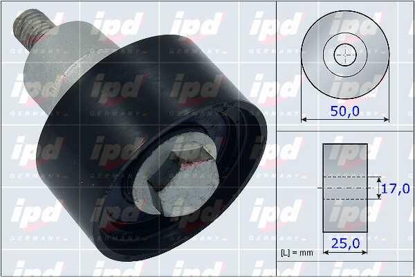 IPD 15-3916 Tensioner pulley, timing belt 153916: Buy near me in Poland at 2407.PL - Good price!