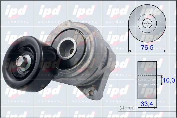 IPD 15-3908 Belt tightener 153908: Buy near me at 2407.PL in Poland at an Affordable price!
