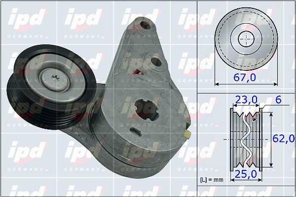 IPD 15-3903 Belt tightener 153903: Buy near me in Poland at 2407.PL - Good price!