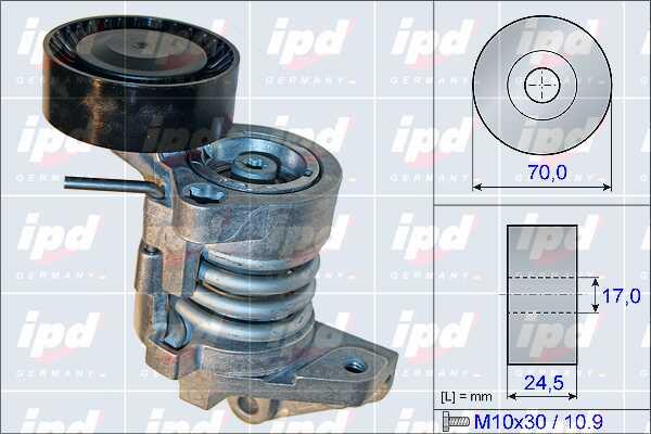 IPD 15-3878 Belt tightener 153878: Buy near me at 2407.PL in Poland at an Affordable price!