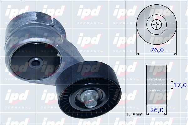 IPD 15-3864 Belt tightener 153864: Buy near me in Poland at 2407.PL - Good price!