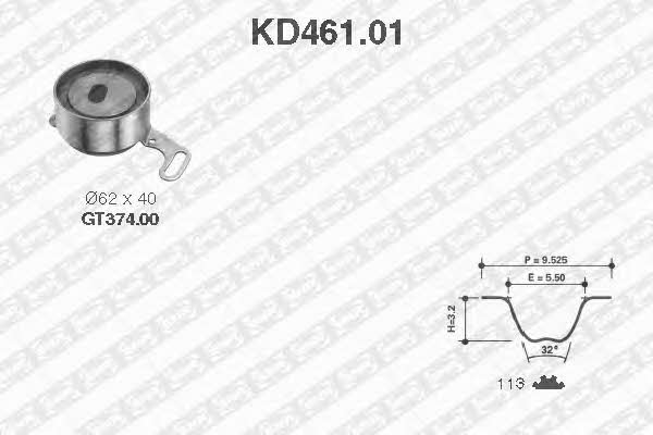 SNR KD46101 Комплект зубчастих ременів KD46101: Приваблива ціна - Купити у Польщі на 2407.PL!