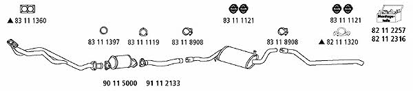  AU_110 Abgasanlage AU110: Kaufen Sie zu einem guten Preis in Polen bei 2407.PL!