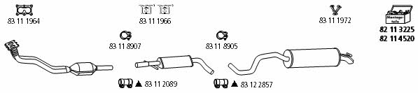 HJS Leistritz AU_19A Exhaust system AU19A: Buy near me in Poland at 2407.PL - Good price!