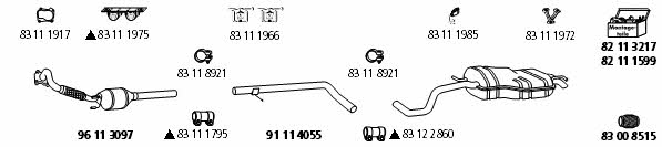 HJS Leistritz AU_40 Exhaust system AU40: Buy near me in Poland at 2407.PL - Good price!