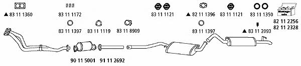  AU_510 Exhaust system AU510: Buy near me in Poland at 2407.PL - Good price!