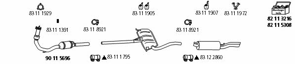  AU_941 Exhaust system AU941: Buy near me in Poland at 2407.PL - Good price!