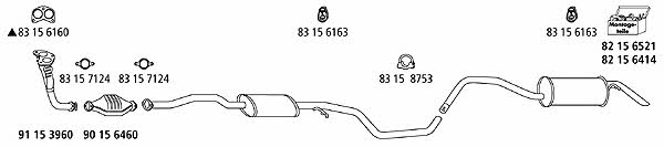  FO_294 Exhaust system FO294: Buy near me in Poland at 2407.PL - Good price!