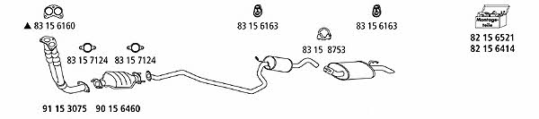  FO_59 Exhaust system FO59: Buy near me in Poland at 2407.PL - Good price!