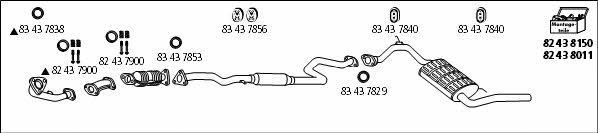  HO_32 Exhaust system HO32: Buy near me in Poland at 2407.PL - Good price!