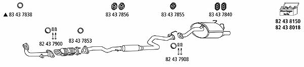  HO_4 Exhaust system HO4: Buy near me in Poland at 2407.PL - Good price!