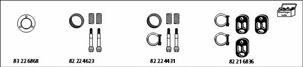  MT-CIT76 Exhaust system MTCIT76: Buy near me in Poland at 2407.PL - Good price!