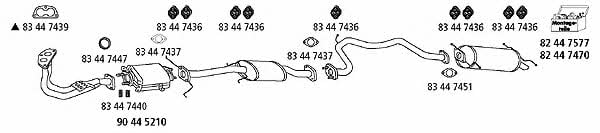  MA_138 Exhaust system MA138: Buy near me in Poland at 2407.PL - Good price!