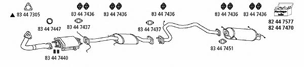  MA_149 Exhaust system MA149: Buy near me in Poland at 2407.PL - Good price!