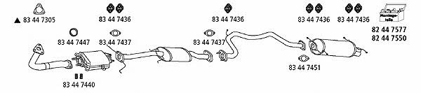  MA_150 Exhaust system MA150: Buy near me in Poland at 2407.PL - Good price!
