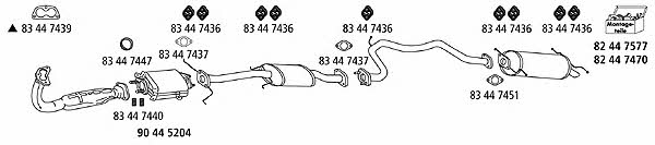 HJS Leistritz MA_167 Exhaust system MA167: Buy near me in Poland at 2407.PL - Good price!