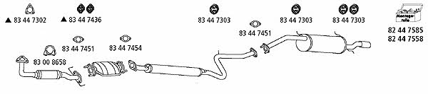  MA_195 Exhaust system MA195: Buy near me in Poland at 2407.PL - Good price!