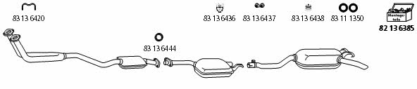  ME_210 Exhaust system ME210: Buy near me in Poland at 2407.PL - Good price!