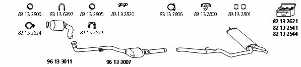  ME_437 Exhaust system ME437: Buy near me in Poland at 2407.PL - Good price!