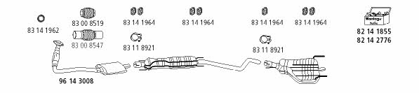  OP_1394 Система выпуска отработаных газов OP1394: Отличная цена - Купить в Польше на 2407.PL!