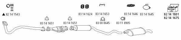  OP_160 Exhaust system OP160: Buy near me in Poland at 2407.PL - Good price!