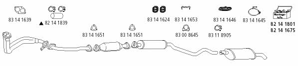  OP_171 Exhaust system OP171: Buy near me in Poland at 2407.PL - Good price!